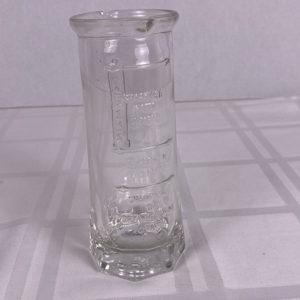 St. Germain Cocktail Mini Carafe Measure Mixer France Vintage Pitcher - Picture 2 of 3